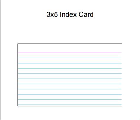 3x5 blank index cards.